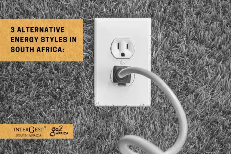3 Alternative energy styles in South Africa: