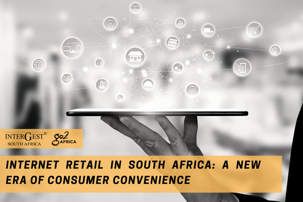 Image of an electronic tablet headlining Internet Retail in Suth Africa