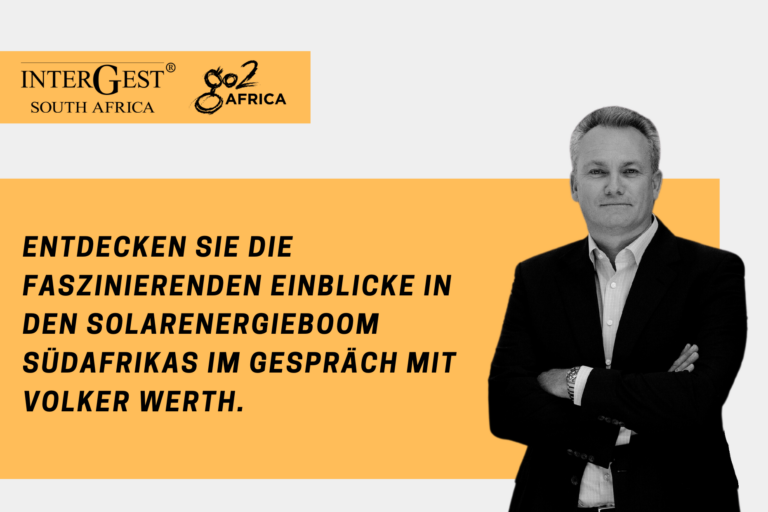 im Gespräch mit Volker Werth, Vertreter des BVMW-Büros in Südafrika.