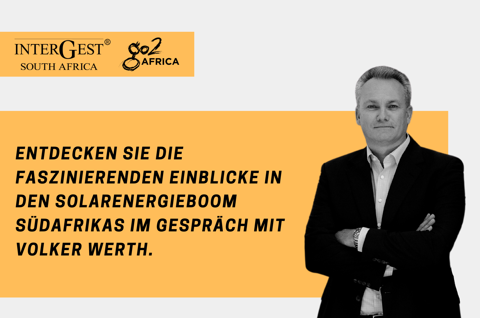 im Gespräch mit Volker Werth, Vertreter des BVMW-Büros in Südafrika.